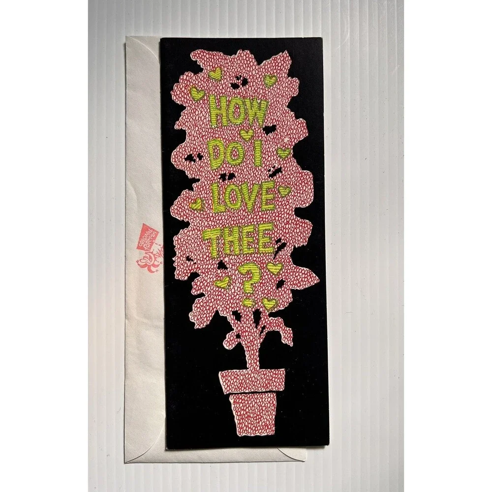 Vintage New Unused Kitschy Greeting Card Charmers By Charm Craft Blank Card MCM